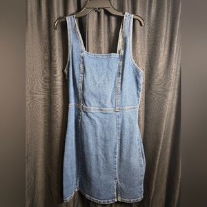 love, Fire Blue Denim Mini Dress